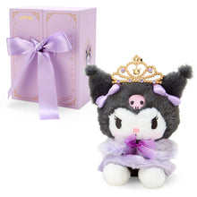 이미지를 갤러리 뷰어에 로드 , Japan Sanrio Kuromi Plush Doll Soft Toy Box Set (Tiara)
