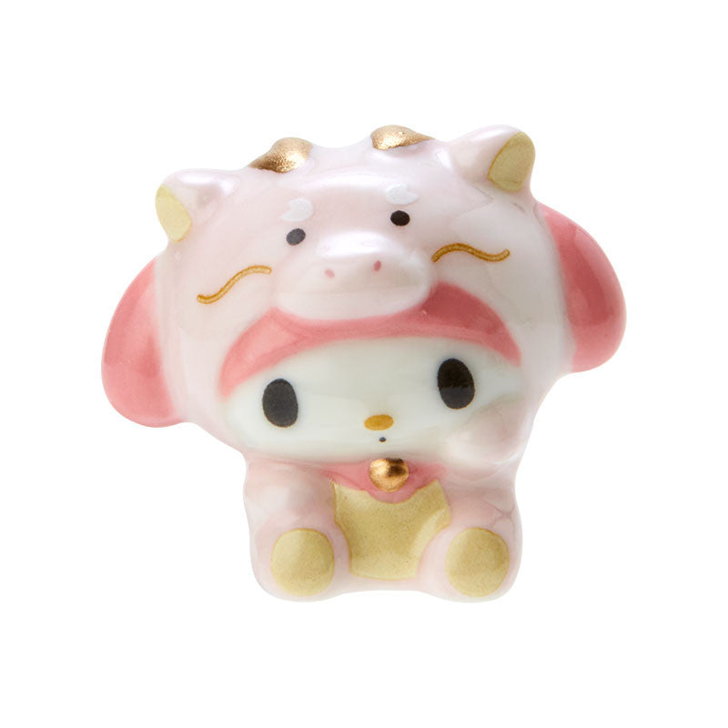 Japan Sanrio Hello Kitty / My Melody / Pompompurin / Cinnamoroll / Kuromi / Pochacco Mini Ceramic Decoration (Zodiac / Dragon)