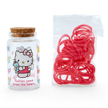 Afbeelding in Gallery-weergave laden, Japan Sanrio Mini Glass Bottle &amp; Hair Tie (Fashion Zakka)
