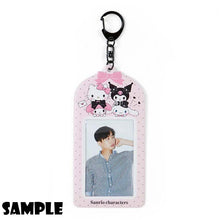 Load image into Gallery viewer, Japan Sanrio Characters Mix Photo Card Holder Keychain (Throbbing Sweet Party)
