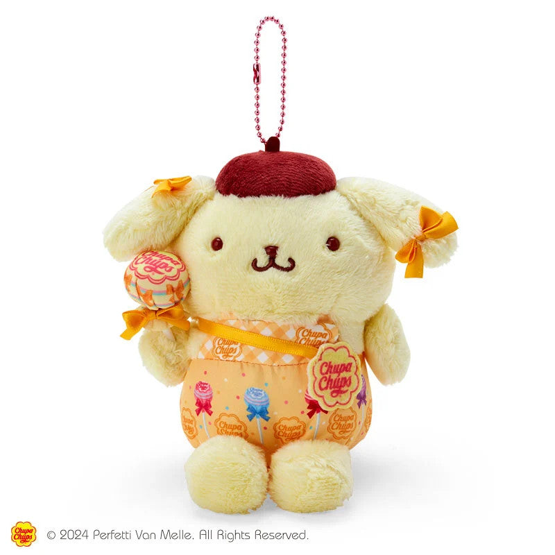 Japan Sanrio Plush Doll Keychain (Chupa Chups)