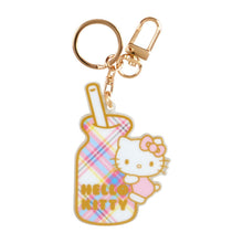 Carica l&#39;immagine nel visualizzatore di Gallery, Japan Sanrio Hello Kitty Acrylic Keychain Key Ring Blind Box (Dress Tartan)
