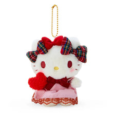 Load image into Gallery viewer, Japan Sanrio Pompompurin / Kuromi / My Melody / Cinnamoroll / My Sweet Piano / Hello Kitty / Pochacco Plush Doll Keychain (Ribbon Love)
