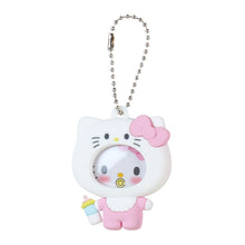 Load image into Gallery viewer, Japan Sanrio Hello Kitty / My Melody / Kuromi / Cinnamoroll / Little Twin Stars / Pompompurin / Wish Me Mell / Sweet Piano / Tuxedo Sam / Bad Badtz Maru / Hangyodon / Pochacco / Keroppi / Pekkle / Cogimyun Photo Badge Keychain Blind Box
