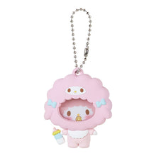 Load image into Gallery viewer, Japan Sanrio Hello Kitty / My Melody / Kuromi / Cinnamoroll / Little Twin Stars / Pompompurin / Wish Me Mell / Sweet Piano / Tuxedo Sam / Bad Badtz Maru / Hangyodon / Pochacco / Keroppi / Pekkle / Cogimyun Photo Badge Keychain Blind Box
