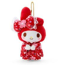 Carica l&#39;immagine nel visualizzatore di Gallery, Japan Sanrio My Melody / Gudetama Plush Doll Soft Toy / Keychain (Sakura Kimono)
