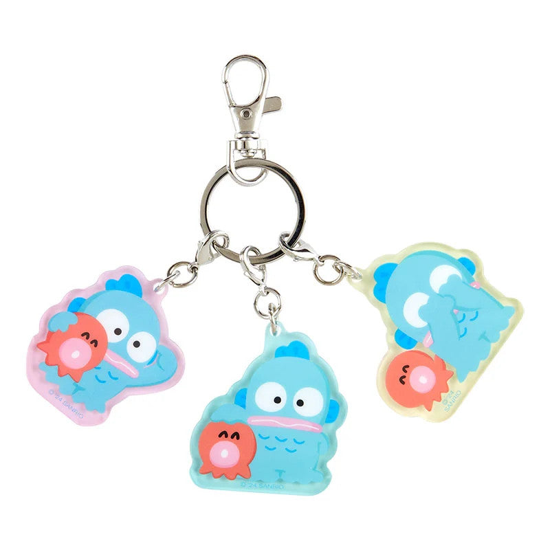 Japan Sanrio Hangyodon Keychain Key Ring (Together)