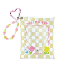 Lade das Bild in den Galerie-Viewer, Japan Sanrio Carabiner Clear Case Small Pouch (Pastel Checker)
