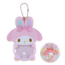 Load image into Gallery viewer, Japan Sanrio Hello Kitty / My Melody / Kuromi / Pompompurin / Cinnamoroll / My Sweet Piano / Usahana / Marron Cream Badge Holder Keychain Blind Box (Easter Rabbit) 2024
