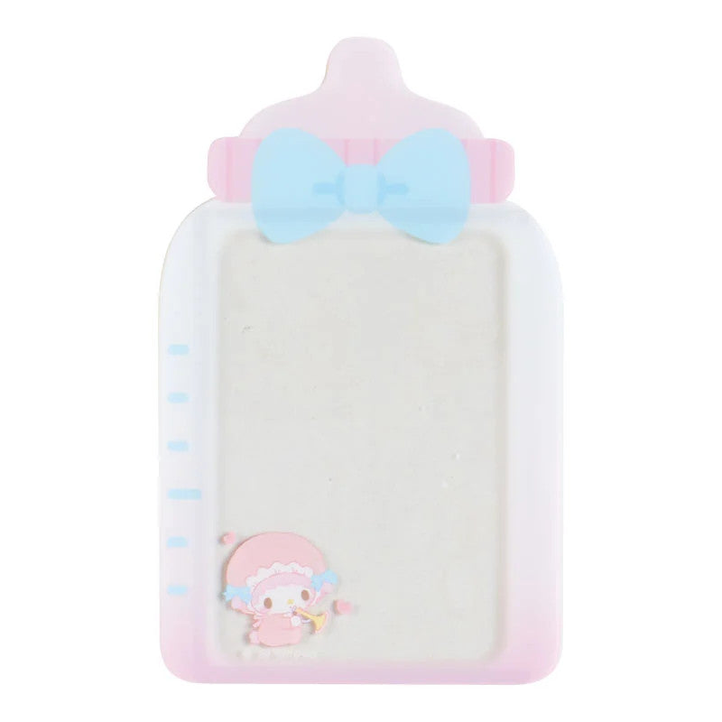 Japan Sanrio Milk Bottle Style Photo Card Holder Pass Case Blind Box (Enjoy Idol)