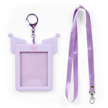 Load image into Gallery viewer, Japan Sanrio Neck Photo Card Holder Pass Keychain (Enjoy Idol)
