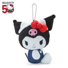 이미지를 갤러리 뷰어에 로드 , Japan Sanrio Plush Doll Keychain (Hello Everyone)
