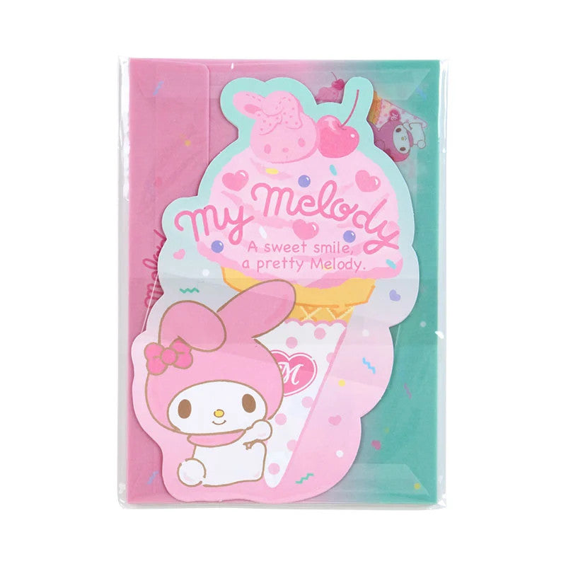 Japan Sanrio Letter Paper & Envelope Set (Ice Party)