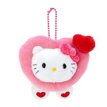 Carica l&#39;immagine nel visualizzatore di Gallery, Japan Sanrio Plush Doll Keychain (Colorful Heart)
