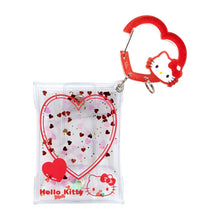 Lade das Bild in den Galerie-Viewer, Japan Sanrio Carabiner Clear Mini Pouch Coin Purse (Colorful Heart)
