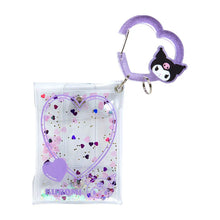 Load image into Gallery viewer, Japan Sanrio Carabiner Clear Mini Pouch Coin Purse (Colorful Heart)
