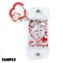 Cargar imagen en el visor de la galería, Japan Sanrio Carabiner Clear Mini Pouch Coin Purse (Colorful Heart)
