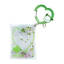 Cargar imagen en el visor de la galería, Japan Sanrio Carabiner Clear Mini Pouch Coin Purse (Colorful Heart)
