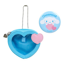 이미지를 갤러리 뷰어에 로드 , Japan Sanrio Mini Pouch Coin Purse &amp; Badge (Colorful Heart)
