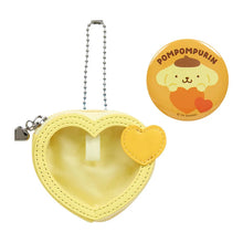 이미지를 갤러리 뷰어에 로드 , Japan Sanrio Mini Pouch Coin Purse &amp; Badge (Colorful Heart)
