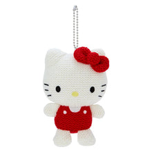 Load image into Gallery viewer, Japan Sanrio Amigurumi Style Knit Plush Doll Keychain
