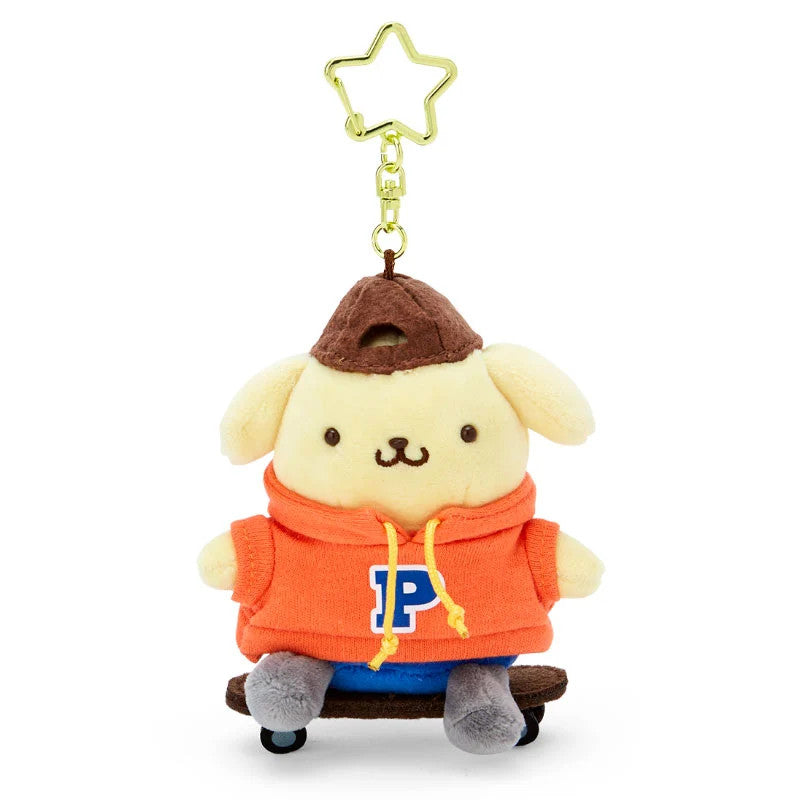 Japan Sanrio Plush Doll Keychain (Skater)