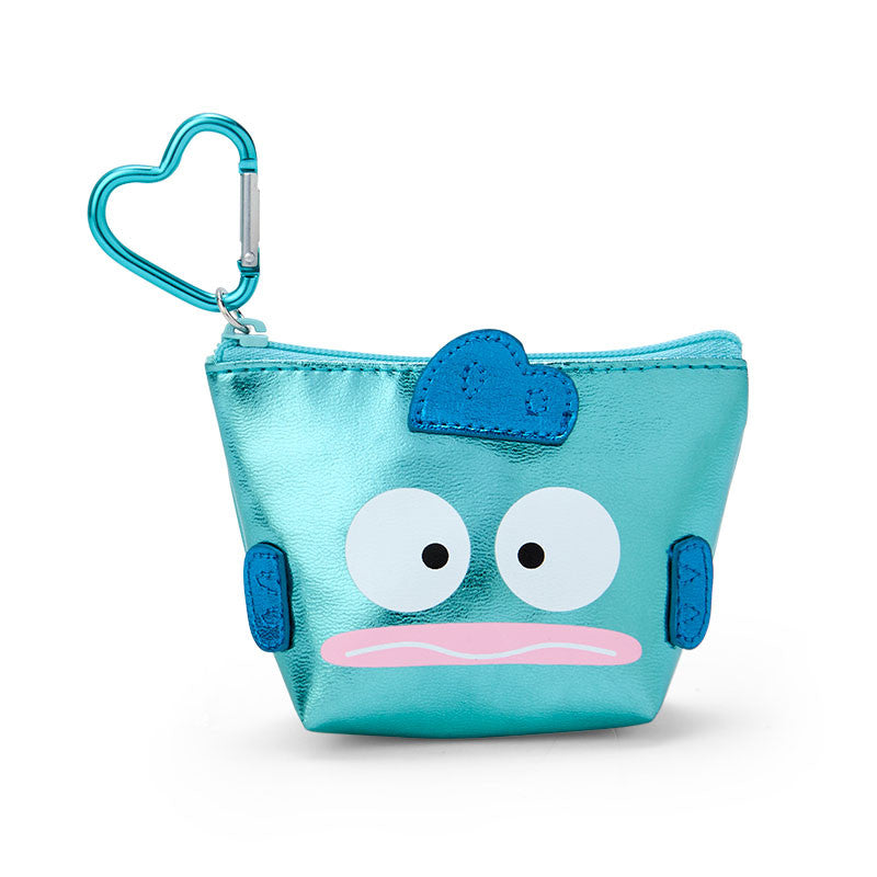Japan Sanrio Mini Pouch with Carabiner (Face)
