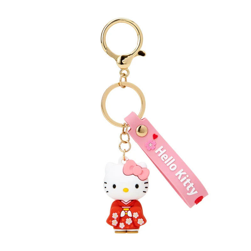 Japan Sanrio PVC Mascot Keychain (Kimono)