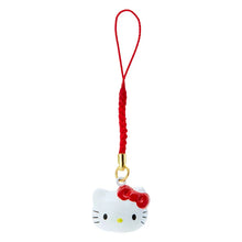 이미지를 갤러리 뷰어에 로드 , Japan Sanrio Face Style Bell Mobile Strap Charm
