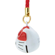 이미지를 갤러리 뷰어에 로드 , Japan Sanrio Face Style Bell Mobile Strap Charm
