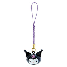 이미지를 갤러리 뷰어에 로드 , Japan Sanrio Face Style Bell Mobile Strap Charm
