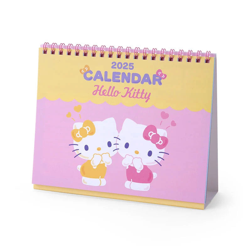 Japan Sanrio 2025 Desk Calendar with Sticker