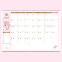 Load image into Gallery viewer, Japan Sanrio 2025 Monthly A5 Schedule Book / Planner
