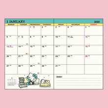 Charger l&#39;image dans la galerie, Japan Sanrio 2025 Weekly B6 Schedule Book / Planner
