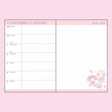 Charger l&#39;image dans la galerie, Japan Sanrio 2025 Weekly B6 Schedule Book / Planner
