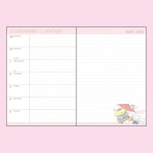 Charger l&#39;image dans la galerie, Japan Sanrio 2025 Weekly B6 Schedule Book / Planner
