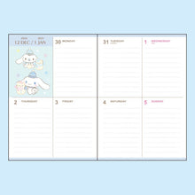 Lade das Bild in den Galerie-Viewer, Japan Sanrio 2025 Weekly B6 Schedule Book / Planner
