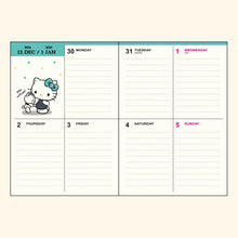 Lade das Bild in den Galerie-Viewer, Japan Sanrio 2025 Weekly B6 Schedule Book / Planner
