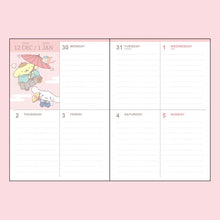 Lade das Bild in den Galerie-Viewer, Japan Sanrio 2025 Weekly B6 Schedule Book / Planner
