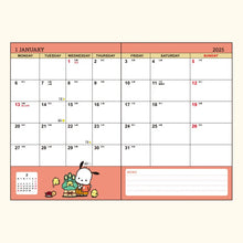 Lade das Bild in den Galerie-Viewer, Japan Sanrio 2025 Weekly B6 Schedule Book / Planner
