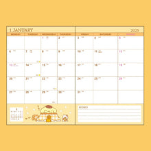 Lade das Bild in den Galerie-Viewer, Japan Sanrio 2025 Weekly B6 Schedule Book / Planner
