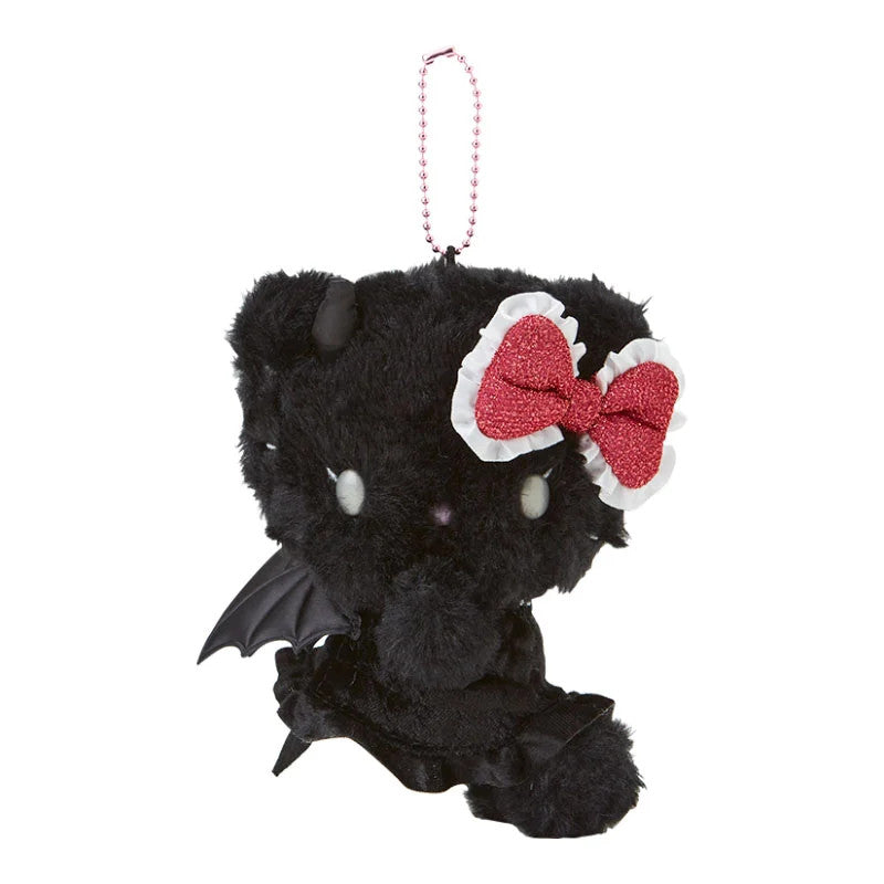 Japan Sanrio Hello Kitty Plush Doll Keychain (Angel & Little Devil)