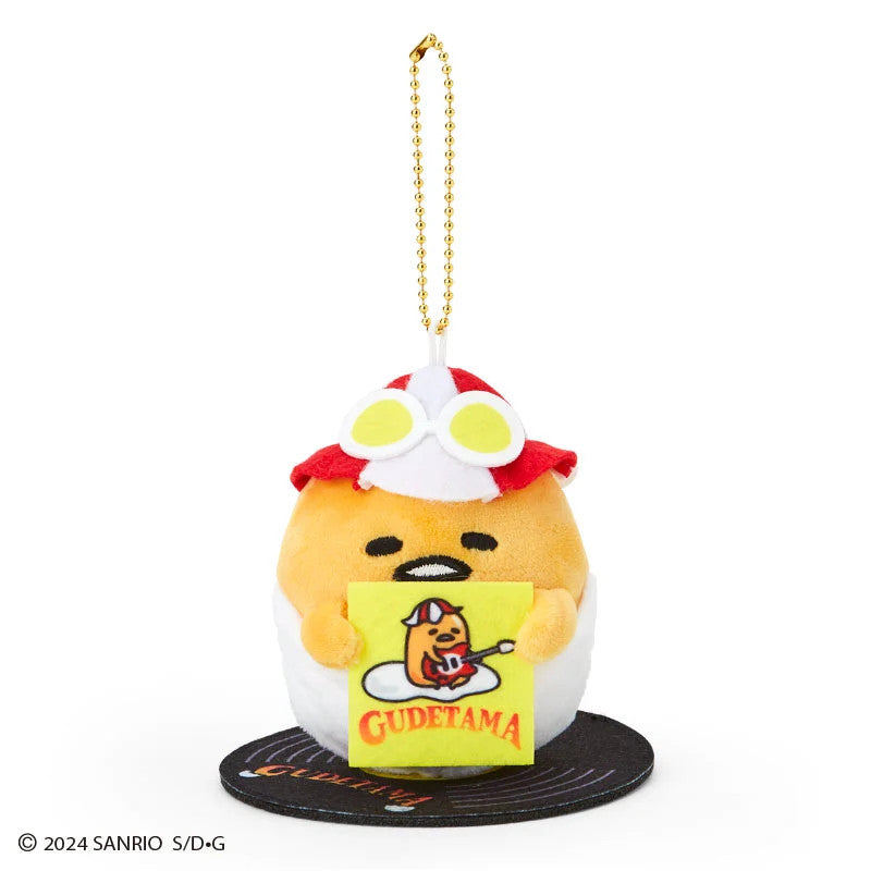 Japan Sanrio Gudetama Plush Doll Keychain (Festival)