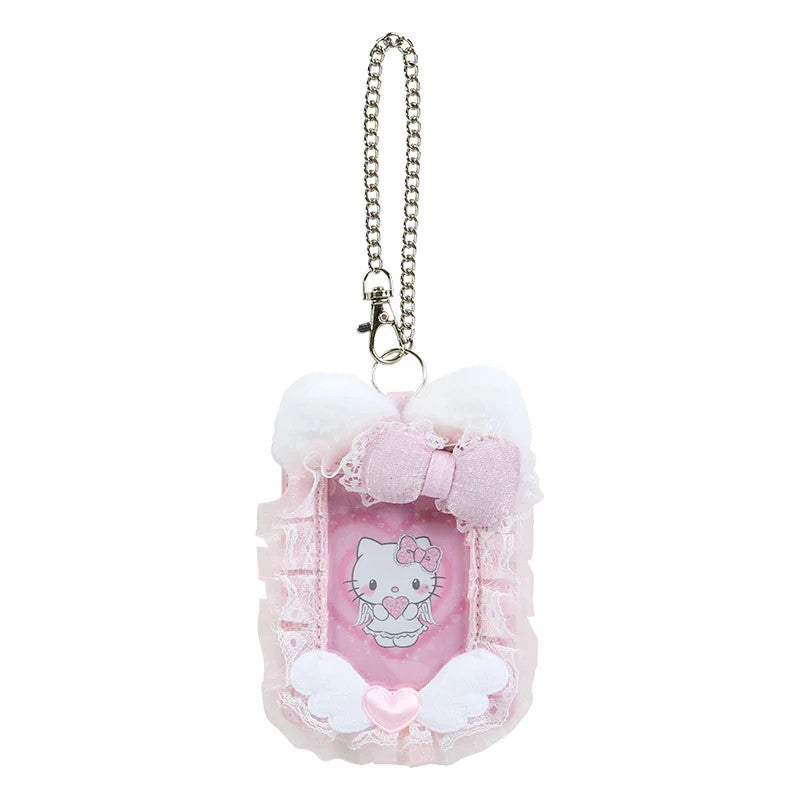 Japan Sanrio Hello Kitty Photo Card Holder Pass Case (Angel & Little Devil)