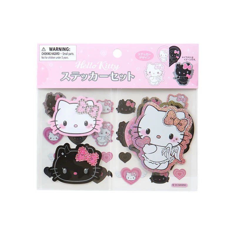 Japan Sanrio Hello Kitty Sticker Seal Pack (Angel & Little Devil)