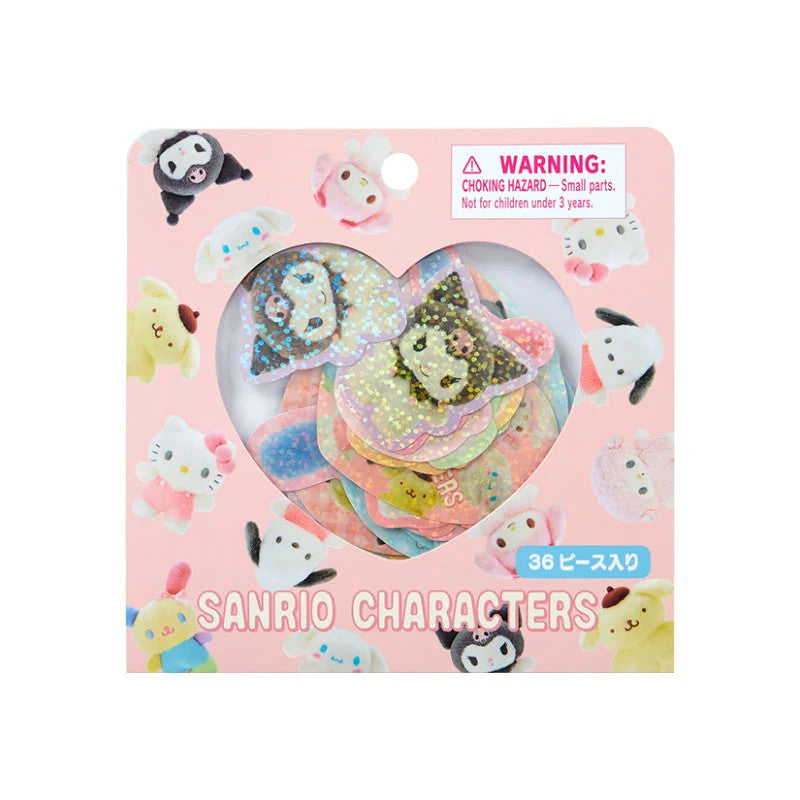 Japan Sanrio Characters Mix Sticker Seal Pack (Pitatto Friends Photo Design)