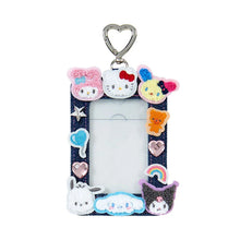 Load image into Gallery viewer, Japan Sanrio Characters Mix Photo Card Holder Pass Case (Denim Patch)
