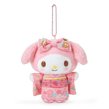 이미지를 갤러리 뷰어에 로드 , Japan Sanrio Plush Doll Keychain (Kimono)
