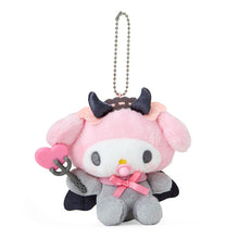 이미지를 갤러리 뷰어에 로드 , Japan Sanrio Plush Doll Keychain (Baby Devil)
