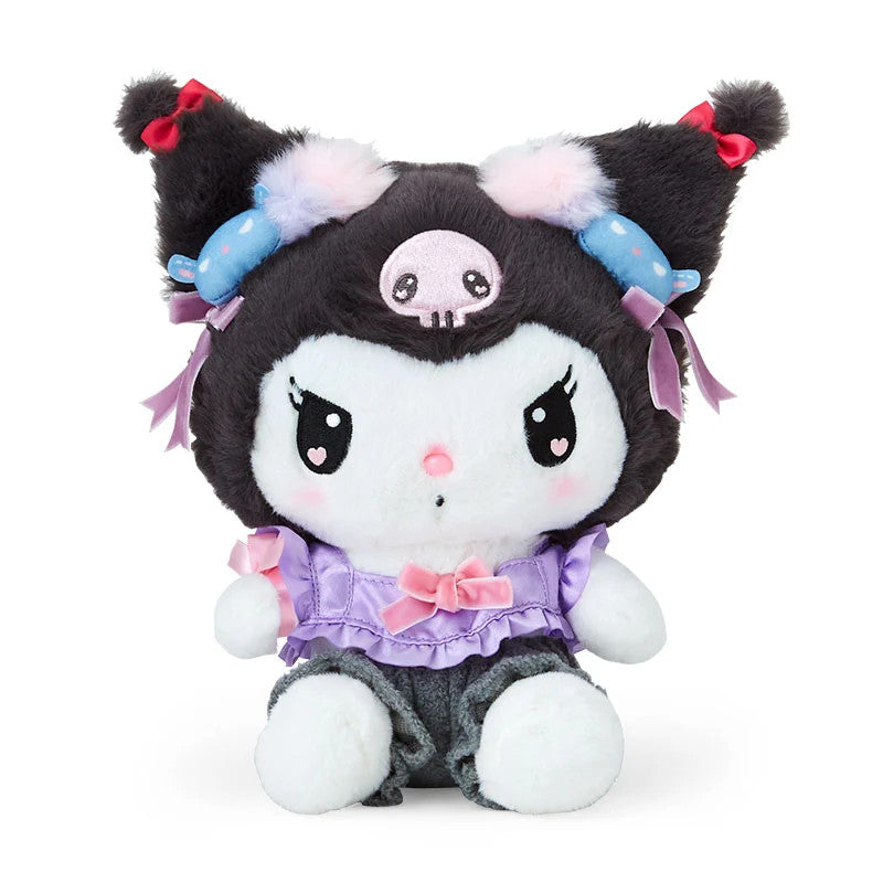 Japan Sanrio Kuromi Plush Doll Soft Toy (Romi Kyun Room)